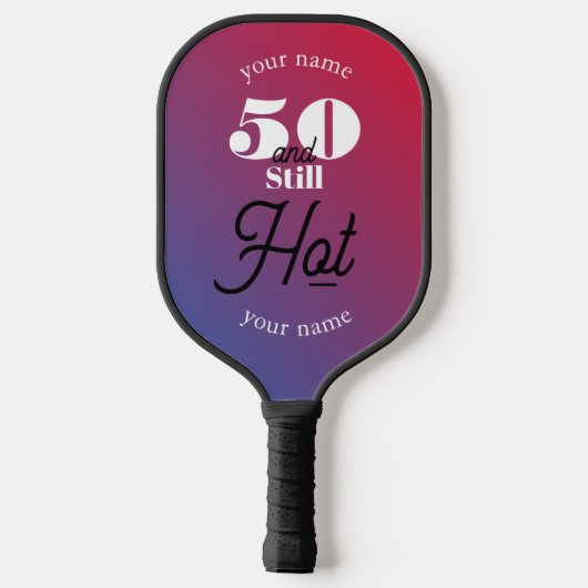 5O en nog warm Pickleball Paddle (Achterkant)