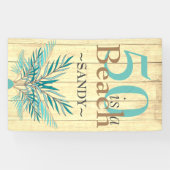 5O IS EEN BEACH 50E Beach kustdag Ba Spandoek (Horizontaal)