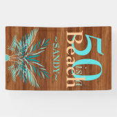 5O IS EEN BEACH 50E Beach kustdag Ba Spandoek (Horizontaal)