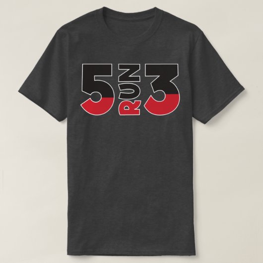 5Run3 UC-stijl T-shirt (Design voorkant)