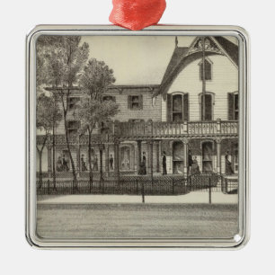 5th Avenue House, Ocean Beach, NJ Metalen Ornament