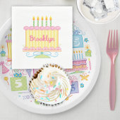 5th Birthday grillige Cake Cupcake Cadeau Papieren Bordje