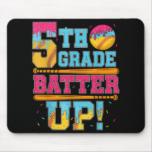 5th Grade Batter Up Softbal Basketbal B Muismat