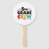 5TH Grade Crew Funny Back To School Student Gift Handwaaier (Voorkant)