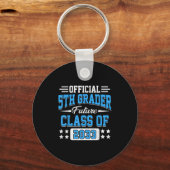 5th Grader Future Cl Of 2033 First Day Grade 5 Sleutelhanger (Voorkant)