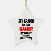 5th Grader Gamer Keramisch Ornament (Rechts)