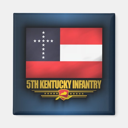 5th Kentucky Infantry Magneet (Voorkant)