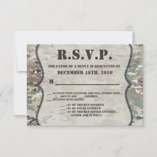 5x3.5 R.S.V.P. Kaart Army Air Force OCP Camo Unifo