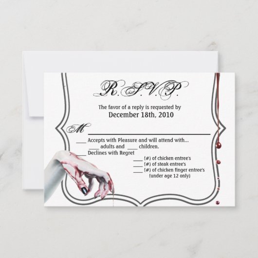 5x3.5 R.S.V.P. Kaart lgbtq regenboog vlag gay lesb (Voorkant)