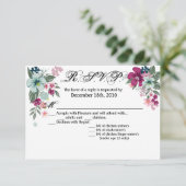 5x3.5 R.S.V.P. Kaart Tropische ventilator op wit (Staand voorkant)