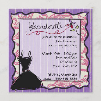 5x5 Bachelorette-uitnodiging Kaart
