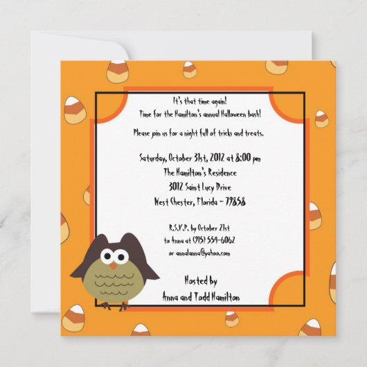 5x5 Éffrayant Fun Halloween Party Invitation (Devant)