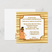5x5 Invitation de fête d'Halloween (Devant / Derrière)