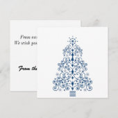 5x5 kerstboom Kaart (Voorkant / Achterkant)