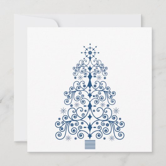 5x5 kerstboom Kaart (Voorkant)