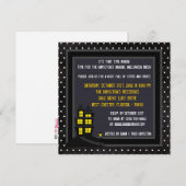 5x5 Maison hantée Invitation de fête d'Halloween (Devant / Derrière)