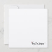 5x5 Mascarade rose 16 Invitation Anniversaire (Dos)