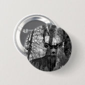 5x5 Mule Deer Ronde Button 5,7 Cm (Voorkant /achterkant)