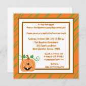 5x5 uitnodiging van Halloween Fun Party (Voorkant / Achterkant)