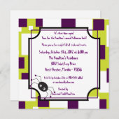 5x5 Witchays Purple Halloween Party Invitation (Devant / Derrière)