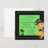 5x5 Witching Hour Halloween Feestuitnodiging Kaart (Voorkant / Achterkant)