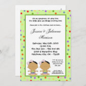 5x7 Afrikaanse Amerikaan 2-jarig Deel Uitnodiging (Voorkant / Achterkant)