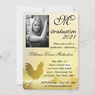 5x7 Afstuderen onderdeeluitnodiging Sunny Morning Kaart
