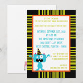 5x7 Anniversaire Bash Fun Party Invitation (Devant / Derrière)