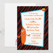 5x7 Anniversaire Bash Halloween Invitation de fête (Devant / Derrière)