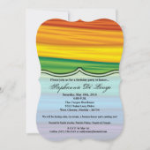 5x7 Anniversaire Invitation lgbtq drapeau arc-en-c (Devant)