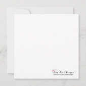 5x7 Automne Citrouille Invitation Baby shower d'au (Dos)