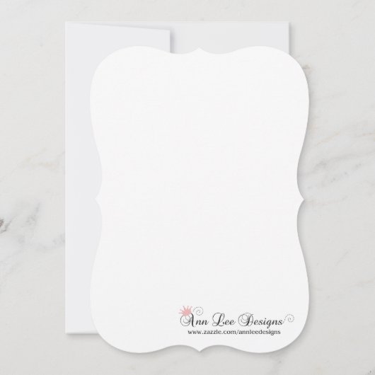 5x7 Baby shower Uitnodiging Herten Doe Buck Woodla (Achterkant)