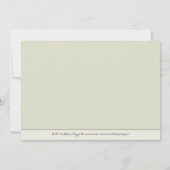 5x7 Barokaas/bruin twee foto's met sparen op datum Save The Date (Achterkant)