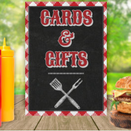 5x7 BBQ Verjaardagskaarten & Cadeaus Tafelkaart Poster
