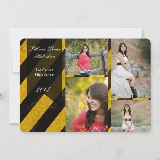 5x7 Bio Hazard Crime Scene Tap Hogere Aankondiging (Voorkant)