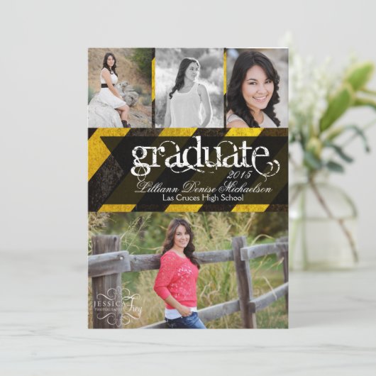 5x7 Bio Hazard Crime Scene Tap Hogere Aankondiging (Staand voorkant)