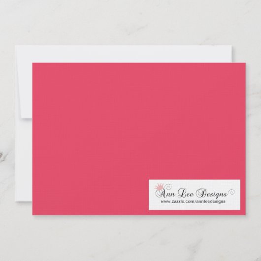 5x7 Black Masquerade Sweet 16 Verjaardag Uitnodigi Kaart (Achterkant)