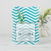 5x7 Boho Cactussen Cactus Succulent Bruiloft Uitno Kaart (Staand voorkant)