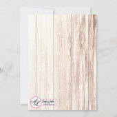 5x7 Boots Country Rustic WesternWedding Invitation (Dos)