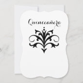 5x7 Bracket Invitation Quinceañera - Personnaliser (Dos)