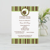 5x7 Brown Lady Bug Anniversaire Invitation de fête (Debout devant)