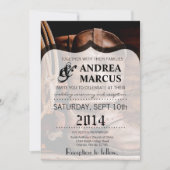 5x7 bruiloft uitnodiging cowboy laarzen schuur hou (Voorkant)