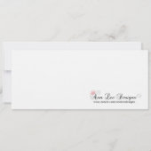 5x7 Butterfly Floral Sweet 16 Invitation anniversa (Dos)