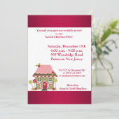 5x7 Candy Land House Invitation (Debout devant)
