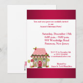 5x7 Candy Land House Invitation (Devant / Derrière)