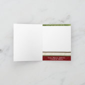 5x7 - Carte de voeux personnalisée en format PONT (Intérieur)