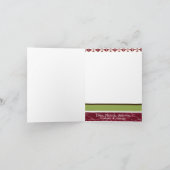 5x7 - Carte de voeux personnalisée en format PONT (Intérieur)