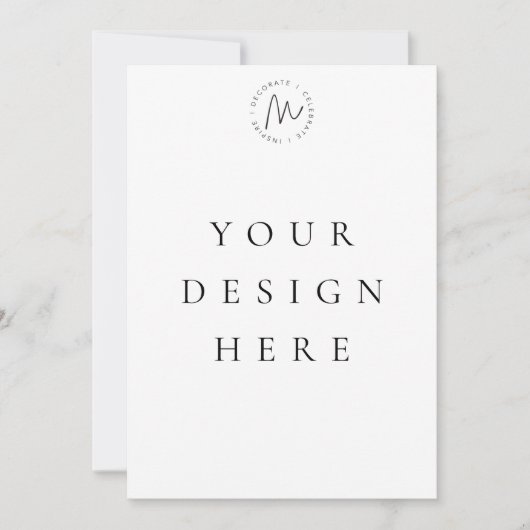 5x7 Carte d'invitation personnalisée (Devant)