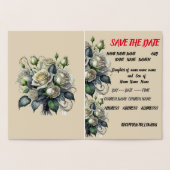5x7 carton rose invitation mariage ÉVÉNEMENT À VEN (Intérieur)