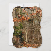 5x7 Chasse aux cerfs Buck Head Camo Faire-part de  (Dos)